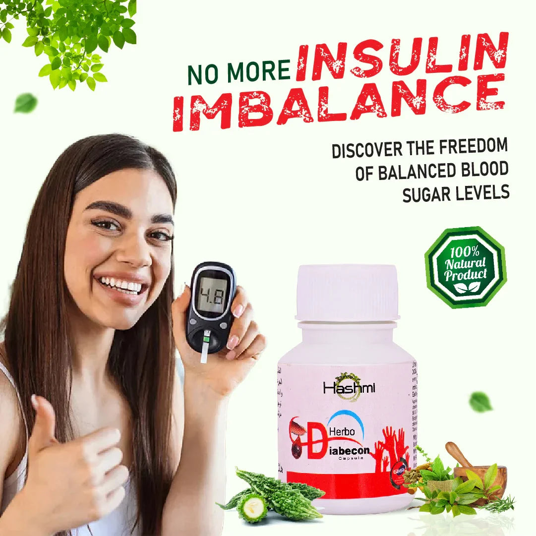 Hashmi Herbo Diabecon 20 Capsules