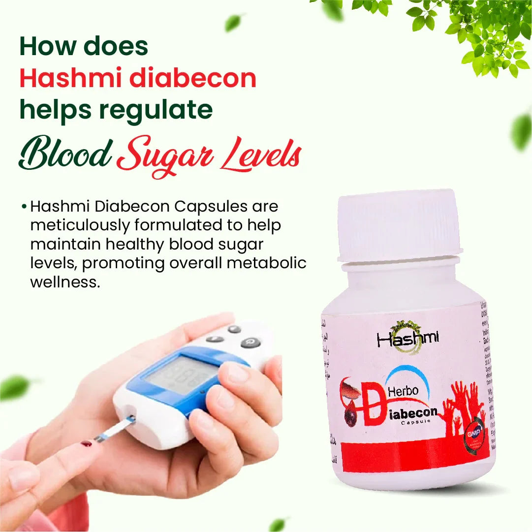 Hashmi Herbo Diabecon 20 Capsules