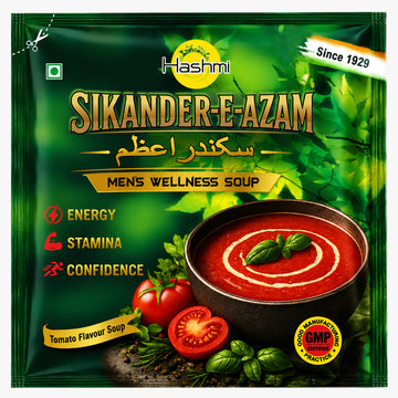 Hashmi Sikander-E-Azam Men’s Wellness Soup | Ancient Traditional Herbal Formula to Support Energy, Stamina & Confidence | 10g Sachet