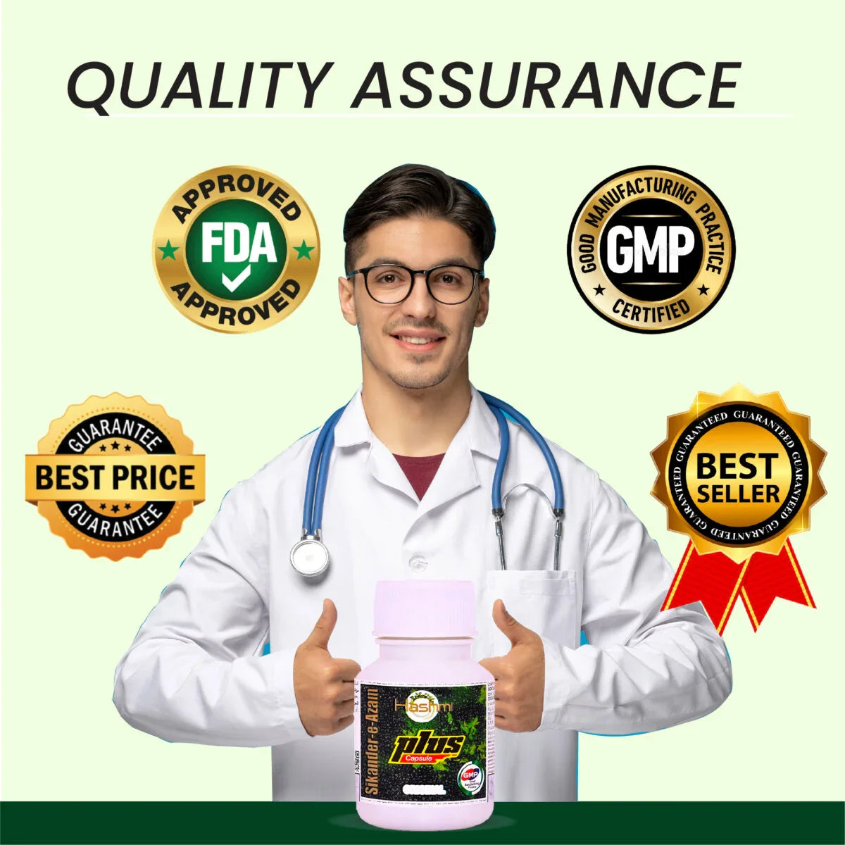 Sikander E Azam Capsule - Promotes Natural Energy & Daily Wellness